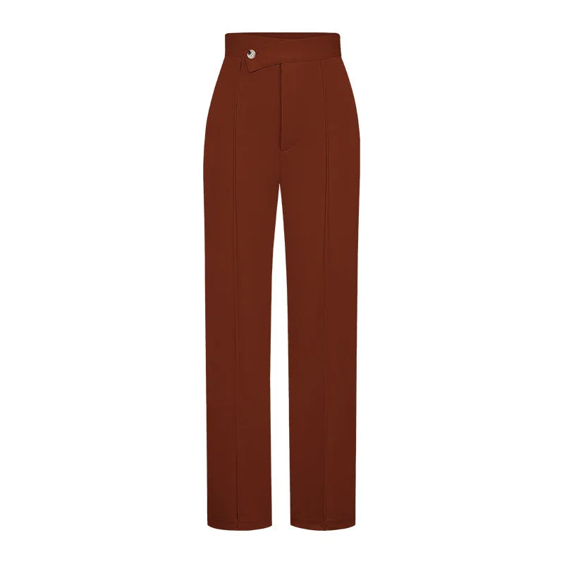 Women Flared Wide-leg Pants New 2026 Fashion Temperament Commuting Pants Versatile Fashionable Casual Wide Leg Pants Trousers