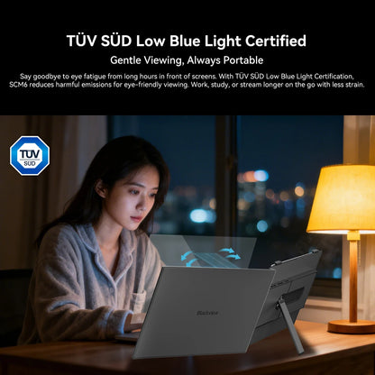 Blackview SCM6 Laptop Screen Extender, Ultra-Thin,14" FHD 1080P IPS Portable Laptop Monitor, for Windows/Mac/Android/Switch