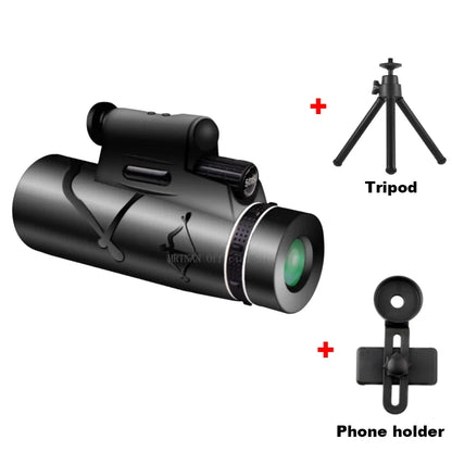 50x60 Powerful Zoom HD Bak4 Portable Powerful Binoculars Long Range Professional Telescope Monocular for Hunting