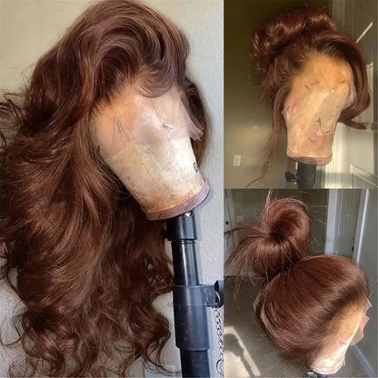 Yellow Wig 13x4 HD Body Wave Lace Frontal Wig Glueless Lace Front Wig Preplucked Synthetic High Quality Ready To Wear Cosplay