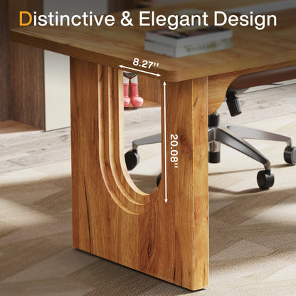 Tribesigns Executive Desk, 70.9" Large Office Computer Desk, Conference Table Meeting Room Table, Workstation Business Furniture