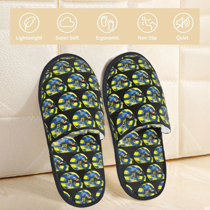 Custom British Lando Norris Racing Driver Guest Slippers for Spa Women House Slipper