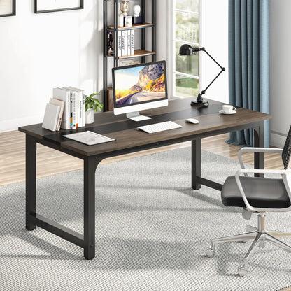 Tribesigns Large Office Desk Computer Table Study Writing Desk Workstation for Home Office Modern Computer Desk