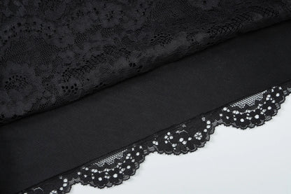 Hugcitar Women'S Fashion Lace Solid Slips Patchwork Sexy Slim See Through Mini Dress Summer Vacation Party Night Club Outfit