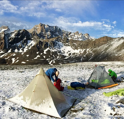 ASTA GEAR Fengyin2 Pyramid Tent Outdoor Ultralight 20D nylon Tent Camping Windproof Hiking Backpacking