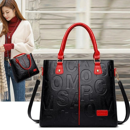 Soft Leather Handbag for Women Shoulder Crossbody Bag for Women Large Capacity Shopping