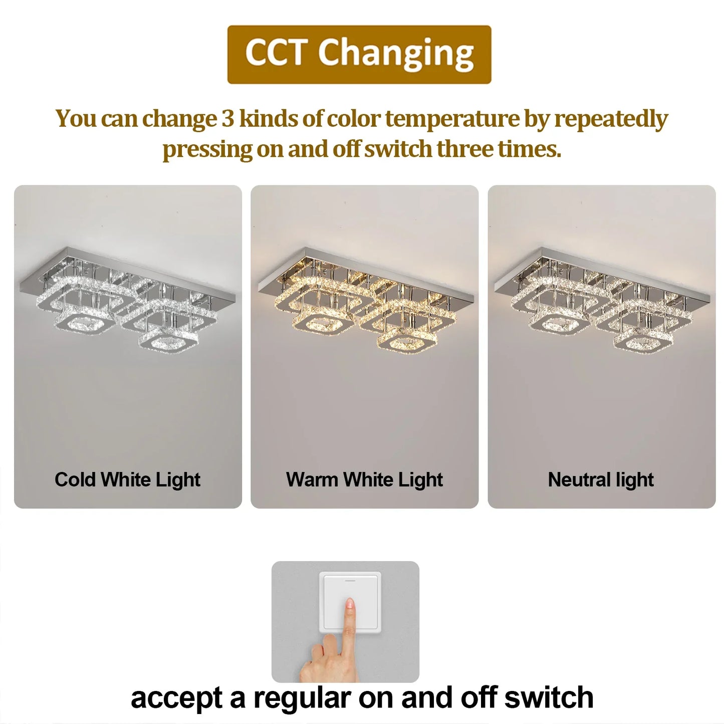 Crystal Ceiling Light Modern Crystal Led Chandelier Luxury Pendant Lighting  Home Decor Lamp Living Room Indoor Fixture Bedroom