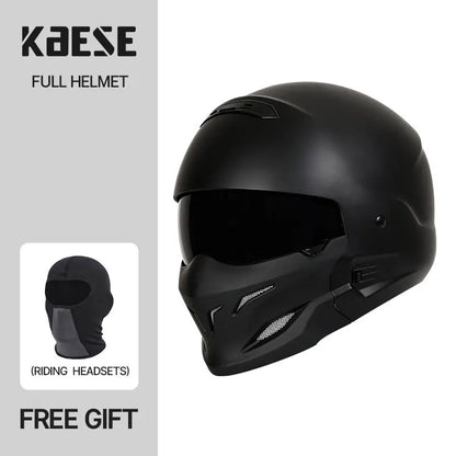 DOT Certified Scorpion Helmet Combination Helmet Motorcycle Retro Helmet Unisex Motorcycle Multi-Purpose Half Helmet Four Season