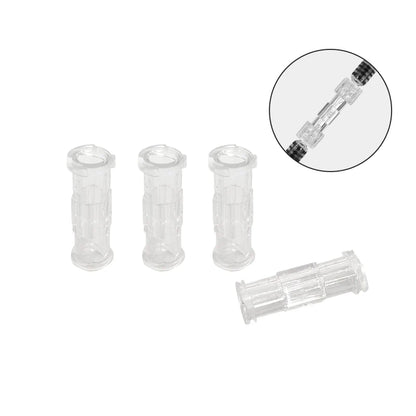 10/20/50/100Pcs Double Helix Luer Syringe Connector Sterile Transparent Pneumatic Parts PP Material Leak Proof Drug Guide Device