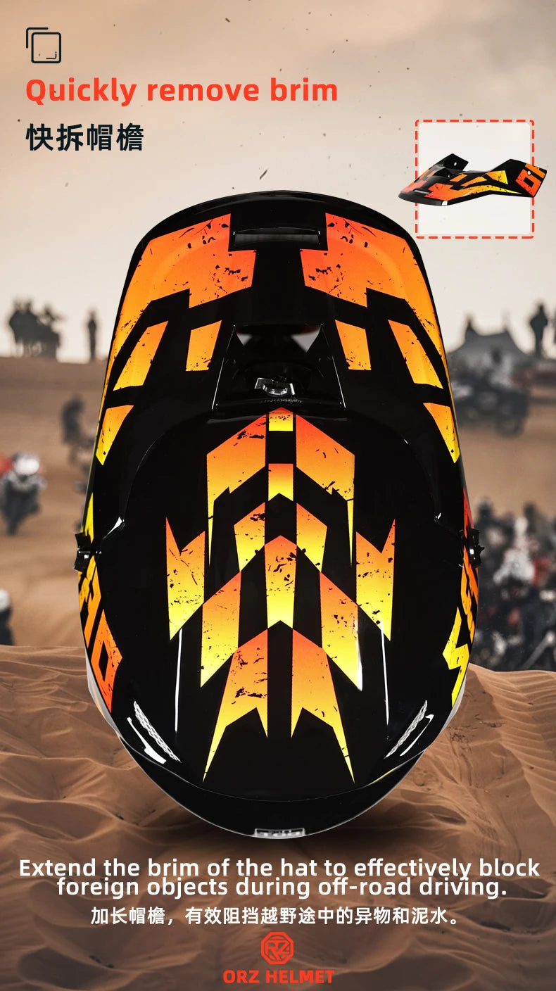 Motorcycle Helmet Professional Motocross Off Road Helm Children Off-road Casque Capacete De Motocicleta