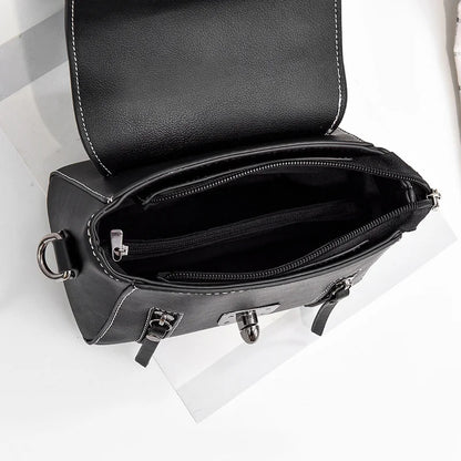 Fashion Small Square Bag For Women Luxury Designer Handbags High Quality Female Bag PU Leather Flap Crossbody Shoulder Bag Bolsa