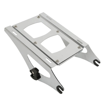 Motorcycle Razor Trunk Backrest Rack For Harley Touring Road Glide Street Glide 2014-2025 Gunship Gray