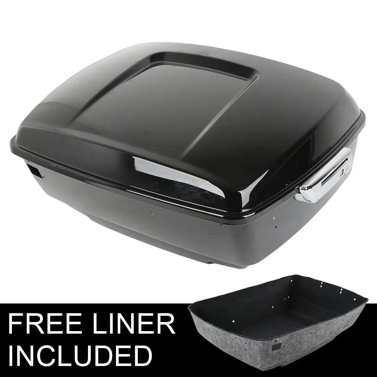 Motorcycle 13.7" King Trunk For Harley  Touring Ultra Limited Street Glide Road King Road Glide Electra 2014-2025