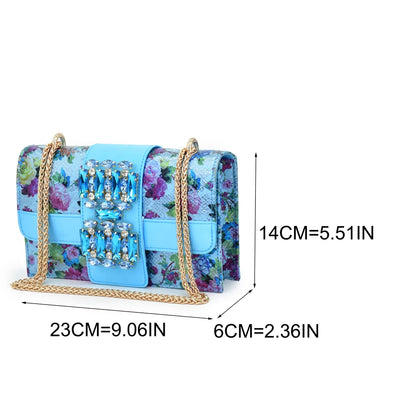 New Arrival Italian Shoes with Matching Bags for Nigeria Women Luxury Shoe and Bag Set for Party in Women Rhinestone Party Pumps