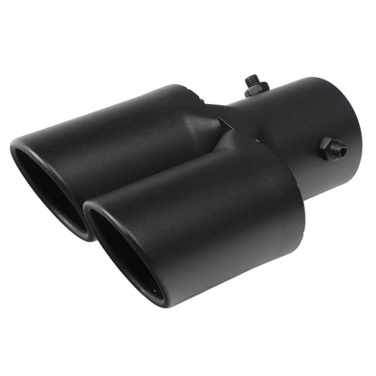 Universal Dual Exhaust Tip Stainless Steel Slant Cut Tip for Car Exhaust Pipe Extension Modification Decoration Muffler Tailpipe