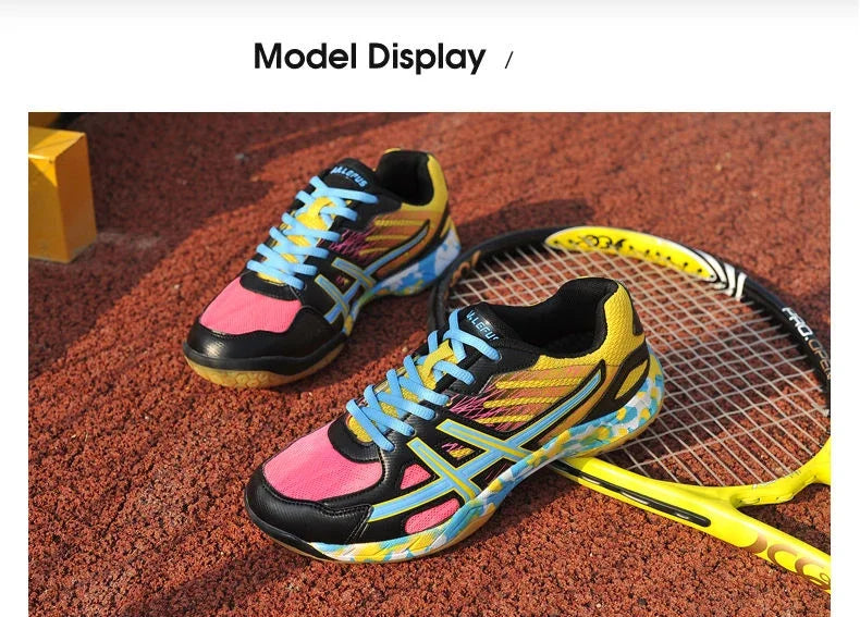 Women Sneakers Men Badminton Shoes Light Black Breathable Female Outdoor Sports Training Women Athletics Sports Pink