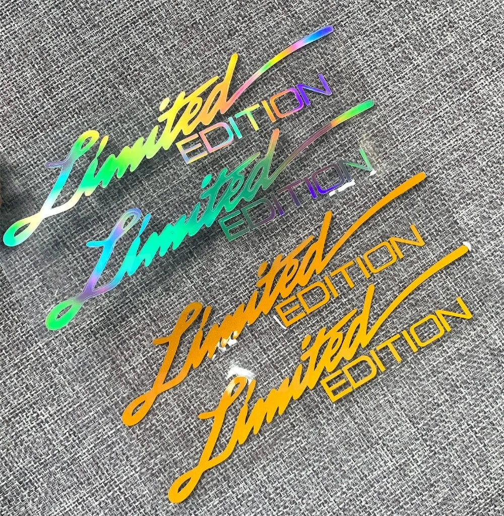 Personalized Limited Edition Car Sticker Reflective Stickers for Motorcycle Creative Stickers Decoration Creative Sticker Design