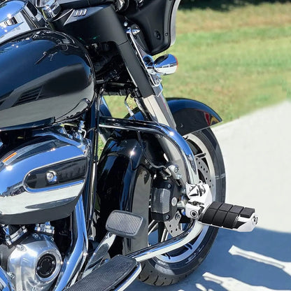 1.25" Highway Pegs Adjustable Footpeg Short for Harley Touring Road King Road Glide Electra Glide Street Glide Sportster Softail