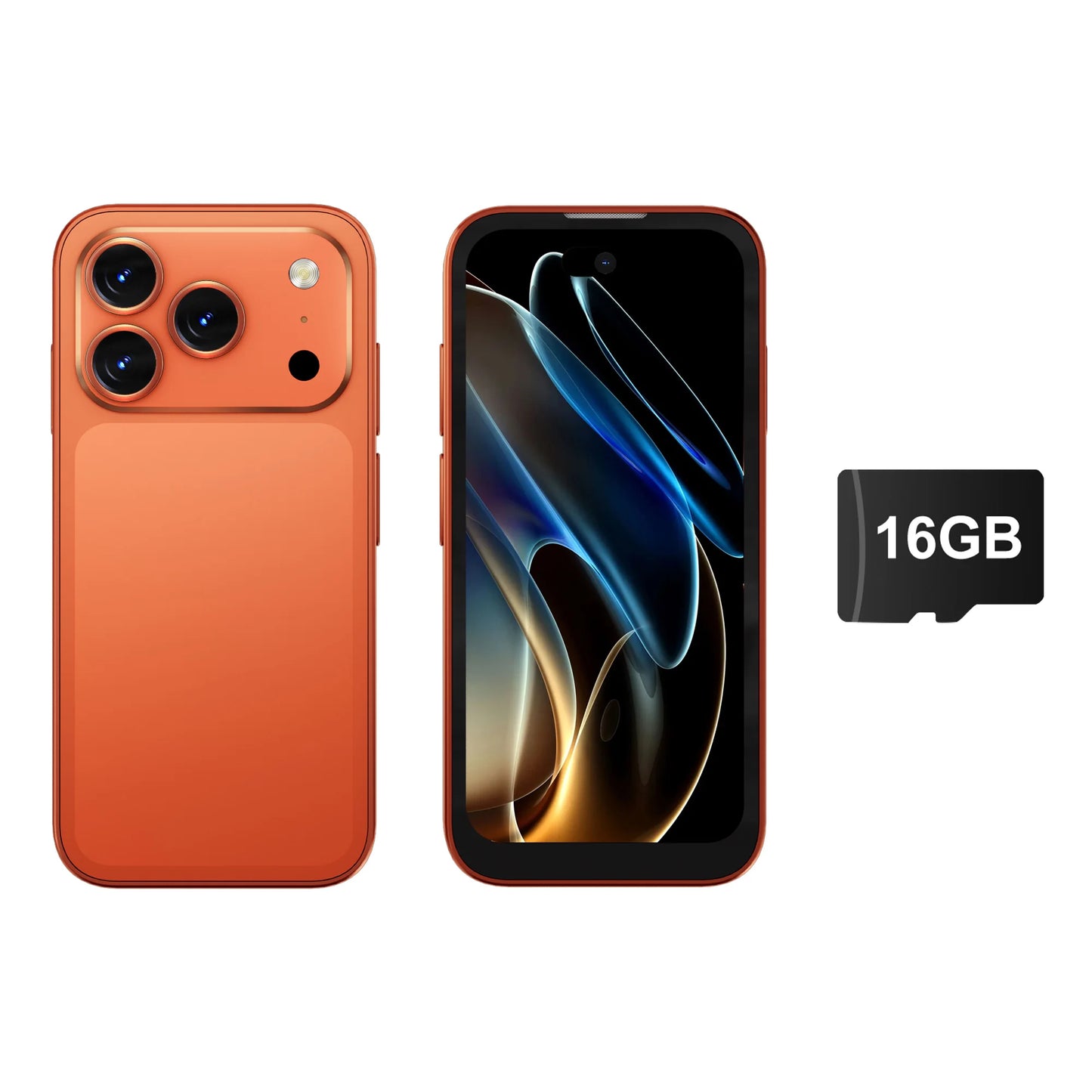 SERVO 17 PRO MAX mini Smartphone 3.75" Fullview Display 3G WCDMA Dual SIM Card GPS Face Unlock Android Small Smart Mobile Phones