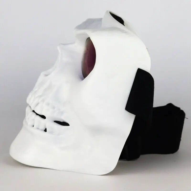 Dirt Bike Racing ATV Racing Halloween Eyewear Shield Skull Face Mask For Eyewear Motorbike