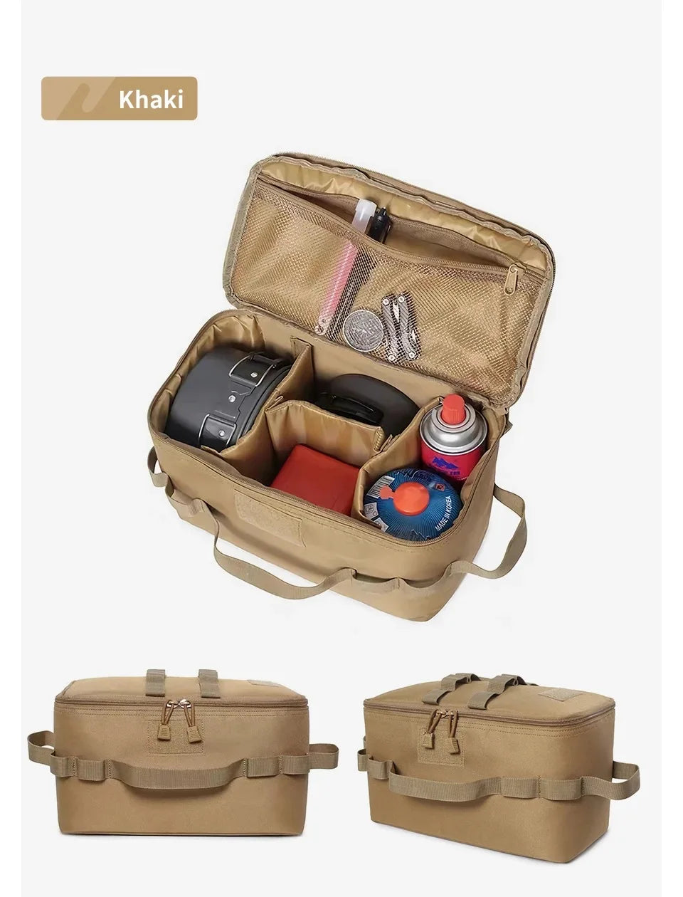 CAOX Outdoor Camping Picnic Bag Camping Supplies Tactical Gear Tent Camping Accessories Large Capacity Travel Bag Picnic Bag