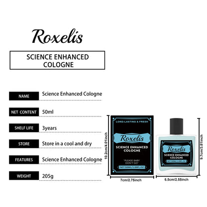 Roxelis 50ml Pheromone Cologne Perfume Mist Men Long Lasting Gentleman Charming Scent Refreshing Couple Dating Glamour Perfume