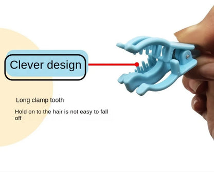 10Pcs New S/L Perm Hair Clip Reusable Hair Curl Barbershop Hook Loop Hair Rollers Styling Clamps Men