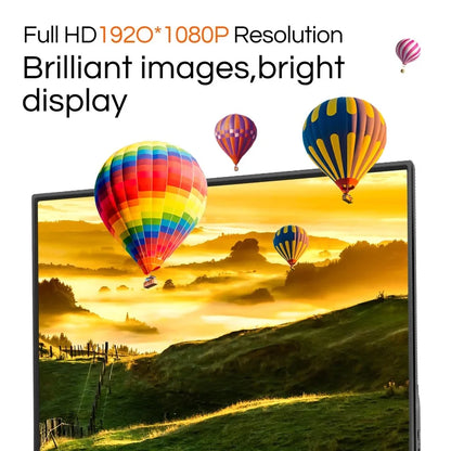 JSHIX 11.6 14 15.6 Inch Portable Monitor 1080P Full HD IPS Second Monitor for Gaming Laptop Phone Switch Xbox Sub Display Screen