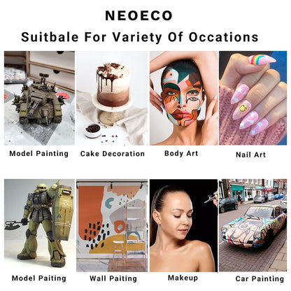 Dual-Action Airbrush with 30psi Auto Stop Compressor Kit Air Brush Spray Gun for Makeup Nail Paint Tattoo Body Cake Car Barber