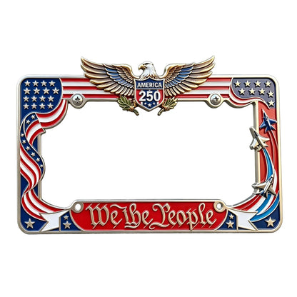 United States 250th Anniversary License Plate Holder Cover Commemorative Patriotic License Plate Cover Fits Standard Size