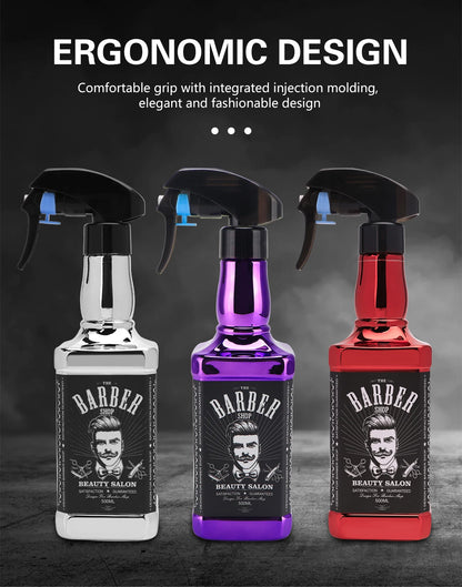 Professional Salon Barber Spray Bottle Refillable Fine Mist Empty Watering Can Water Sprayer Barbershop AccessoriesHair Tools