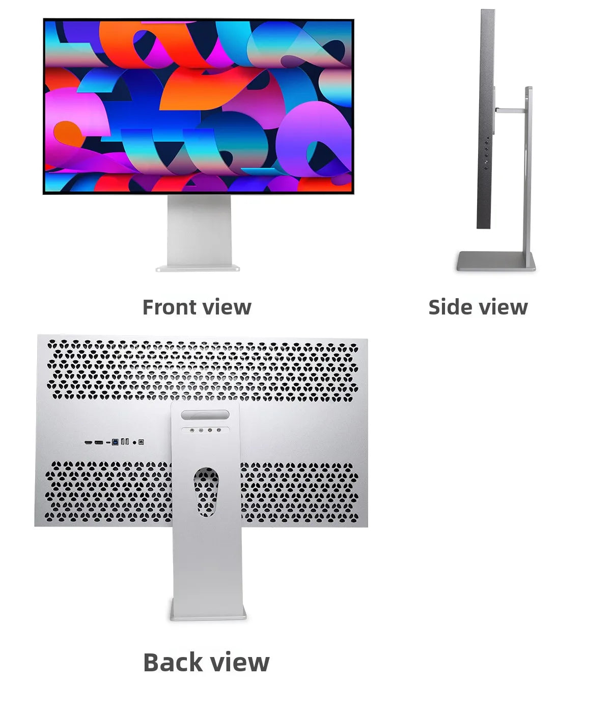 6K/4K monitor 32 ,27inch bezel MAC high definition external gaming computer LG mirror screen design photography vertical screen