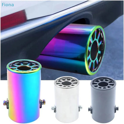 ✔Stainless Steel Car Exhaust Muffler Tip Pipes