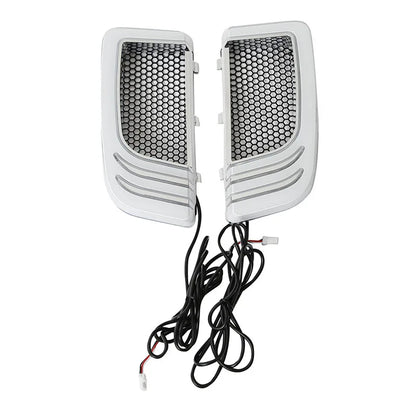 Motorcycle Fairing Lower Grills LED Turn Signal Light blinker For Harley Touring Road King Electra Glide FLHTK CVO Limited 14-23