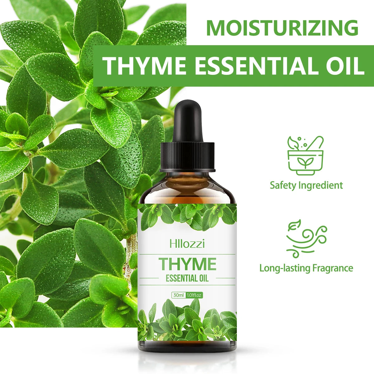 Thyme essential oil  White Vanilla Rich Smell Skin Care Hair Care Hydrating Moisturizing Aromatherapy Aromatherapy Candle