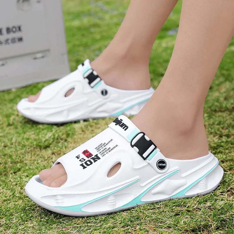 Summer Men's Outdoor Sandals Beach Slippers Comfortable Soft Clogs Men Casual Shoes Women Garden Water Shoes Men Beach Sandals