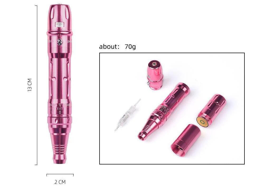Wireless PMU Machine Kit or Disposable Sterilized Tattoo Needles for Permanent Eyebrow Lip Eyeliner Makeup Tattoo Pen Machine