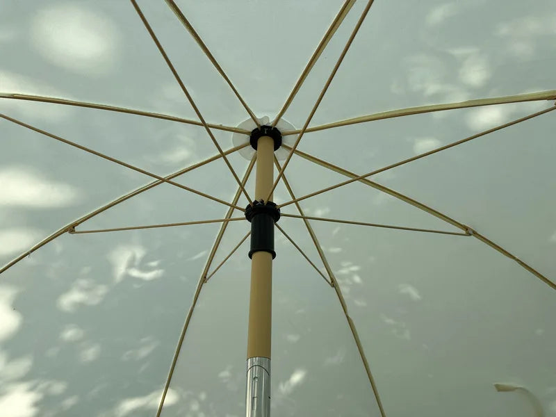 Elegant and minimalist outdoor slanted tassel umbrella, beach camping sun shading garden courtyard leisure umbrella