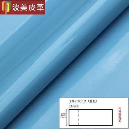 Pvc Patent Leather Fabric By The Meter for Jacket Skirt Bag Clothes Diy Sewing Cloth Waterproof Slightly Hard Wearable Glossy