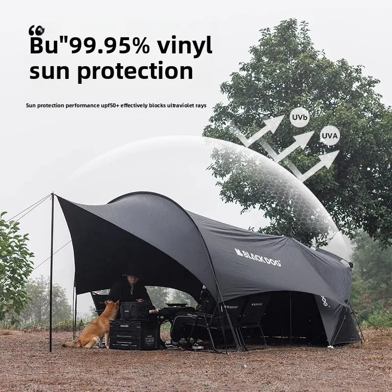 Naturehike BLACKDOG Camping Automatic Tent Waterproof Sun Shelter Beach for 2-3 People Outdoor Travel Picnic 150D Dome Tent New