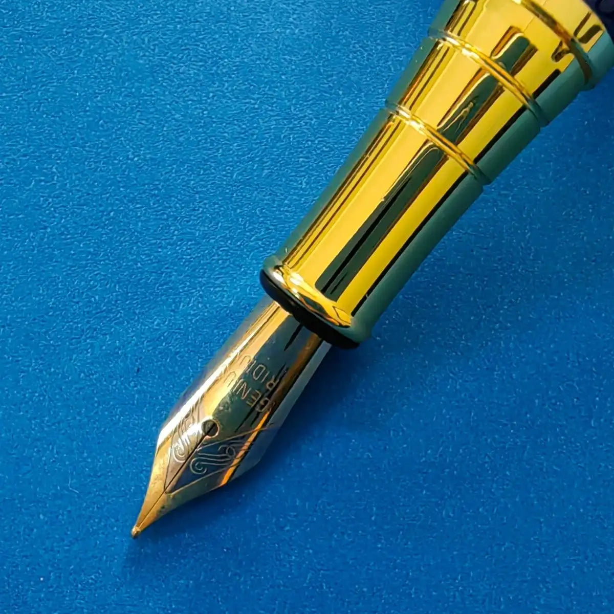 51-Piece Set (1 Pen + 50 Ink Cartridges), 0.5mm Tip, Iridium Nib, Stainless Steel Pen Body, Suitable for Calligraphy, Elegant and High-End, Luxurious and Noble, Suitable for 2.6mm Diameter, Student Stationery, Gifts, Valentin