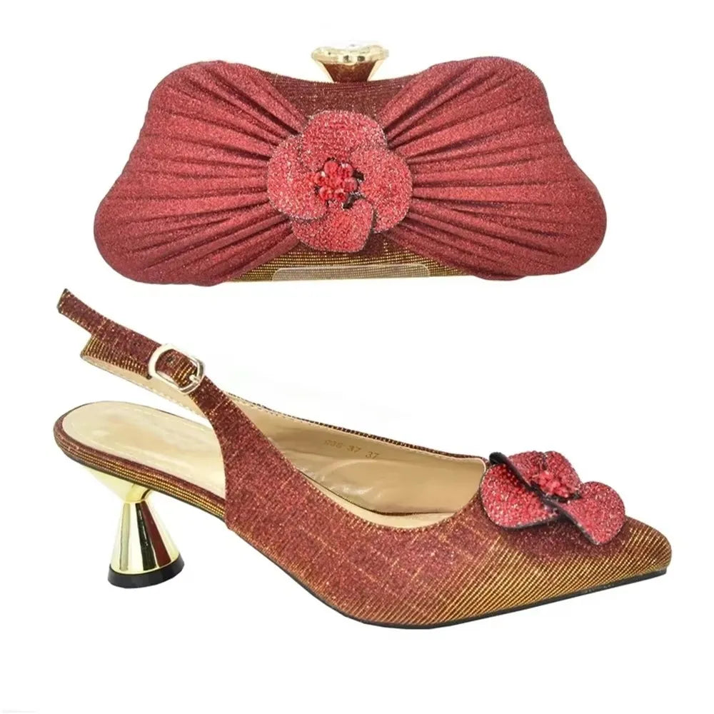 Latest Italian Shoes with Matching Bags for Women Italian Designer Shoes and Bags Matching Set Designer Shoes Women Luxury 2025