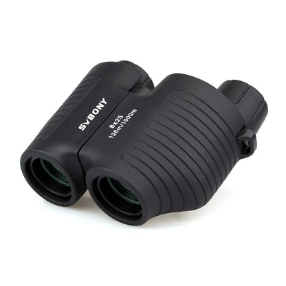 SVBONY 8x25 SV10 Binoculars Compact Fixed Focus Mini Portable Telescope Multi-coated Porro Prism for Outdoor Spoorts Games F9323