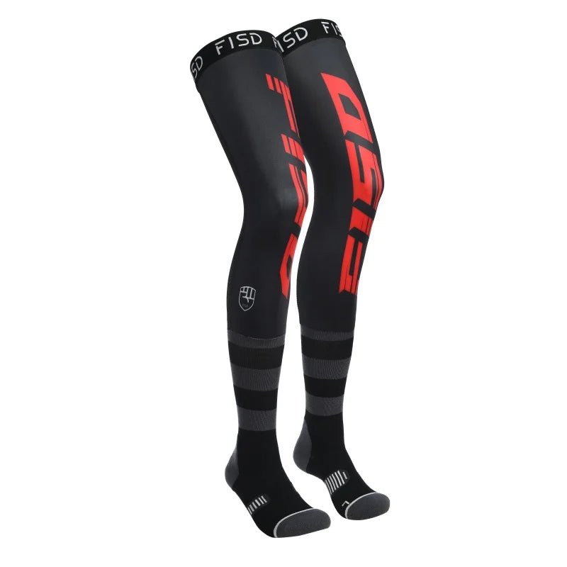 Motorcycle compression knee brace, enduro sock, motocross knee socks, ATV MX knee protection, motorcycle sports sock, 202