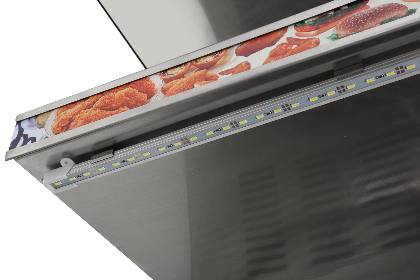 Commercial Food Warmer Countertop Pizza Food Warmer Display Electric Food Warming Cabinet Curved Glass Warming Cabinet Showcase