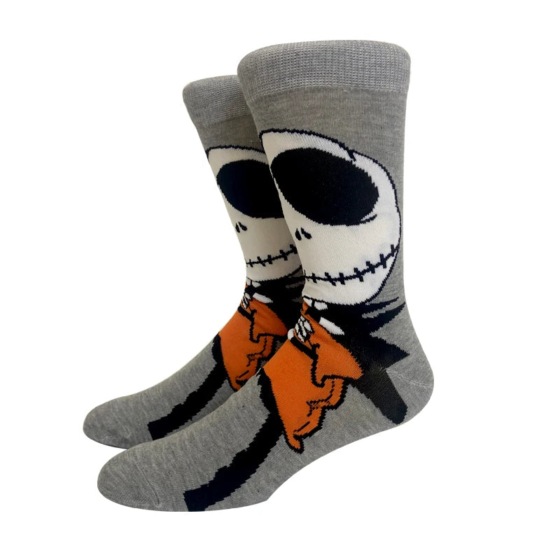 2023 New Anime Marvel Men Socks Long Sock Men‘s Knee-High Couples cosplay Sock Personality Hip Hop Harajuku Funny Sock for Women