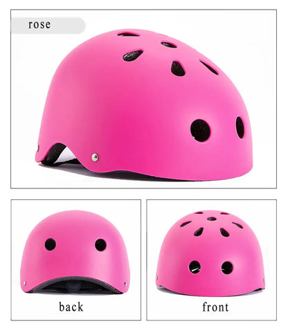 Men Women Children's Cycling Helmet for Skateboard Roller Skating Rafting Rock Climbing Electric Scooter Bicycle Safety Helmet