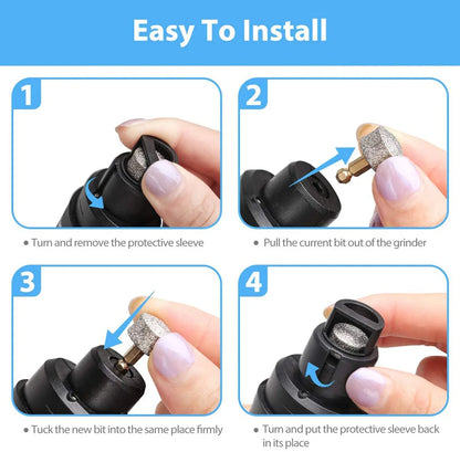Rechargeable Dog Nail Grinders USB Charging Pet Nail Clippers Electric Dog Cat Paws Nail Grinder Grooming Trimmer Tools