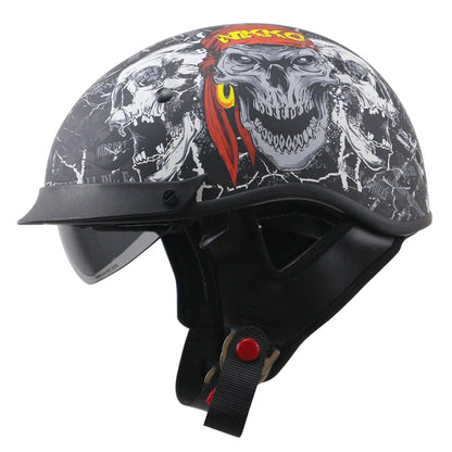 Top quality Chopper bike helmet professional DOT motorcycle helmet with internal sunglass Popular motorbike helmet