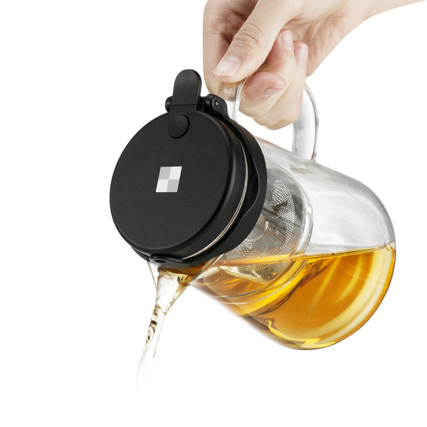 Bonston- elegant cup insulation separation bubble teapot heat-resistant glass teapot simple filter tea cup